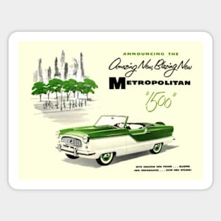 NASH METROPOLITAN - advert Sticker